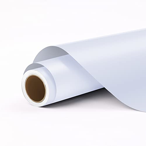 Htvront White Permanent Vinyl For Cricut, White Permanent Vinyl Rolls - 12" X 11 Ft Adhesive Vinyl Roll For Cricut, Silhouette, Cameo, Signs, Scrapbooking, Craft, Die Cutters (Matte White) #TOP27