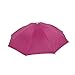 UGPLM Hands Free Umbrella Hat Sunny and Rainy Compact Adjustable to Wear Sun Protection Foldable for Gift Men Women Hiking Camping, Rose Red