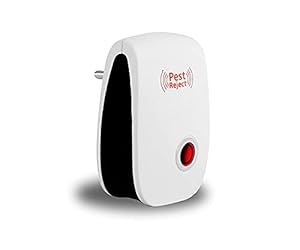 ARLANCH Ultrasonic Pest Repeller to Repel Rats, Cockroach, Mosquito, Home Pest and Rodent Repelling Aid for Mosquito, Cockroaches, Ants Spider Insect Pest Control Electric Pest Repelling (White)