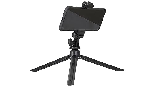 Image of Osaka MT-7 Mini Smartphone Mobile Tripod with Cold Shoe Lightweight Portable Vlog Travel Selfie Stick Handle Grip Desktop Webcam Tripod for Action Camera