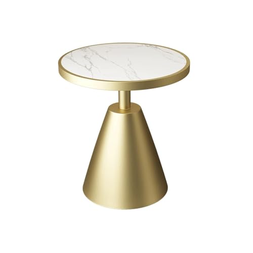 Table d'appoint ronde en ardoise meuble de bout de canapé
