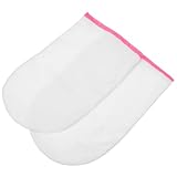 FOMIYES Frotteehandschuhe Wärmespeicher Paraffin Manikürehandschuhe Einheitsgröße für Handpflege Spa und Schönheit