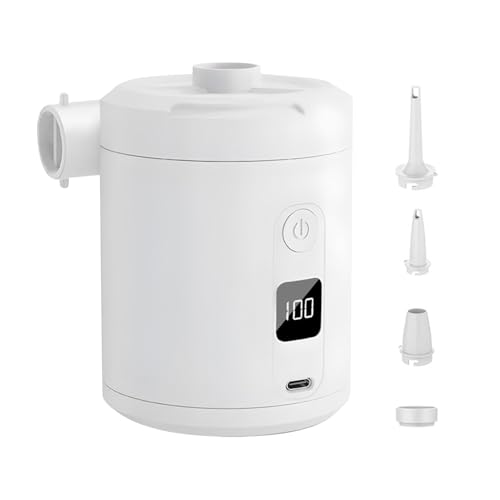 Pompe portable pour objets gonflables sans fil et rechargeable avec gonflage automatique