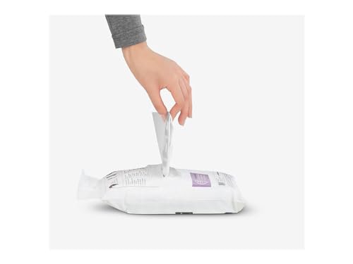 Image of simplehuman Code R Custom Fit Drawstring Trash Bags, 10 Liter / 2.6 Gallon, 12 Refill Packs (240 Count)
