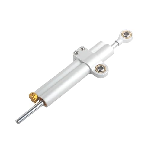 Amortisseur de moto universel anti guidonnage stabilisateur de direction argent