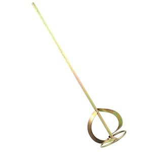 FONDOTIN Hochwertiger Hochkohlenstoffstahl Rührer für Bohrmaschine Hitzebeständig Verschleißfest für Estrich Spachtel Farbmischungen bei Renovierungsarbeiten