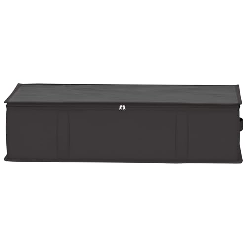 Boîte de rangement pliable anthracite sous lit et armoire