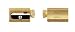 Legendary DUX Adjustable Pencil Sharpener - brass in a genuine leather case - Made in Germany