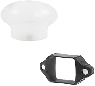 Selens MN-DF Magnetic Silicone Sphere Flash Diffuser Modular with MN-AM Base Foldable Lighting Modifier Kit Set for On-camera Flash Speedlite Speedlight Photography Photo Studio Shooting