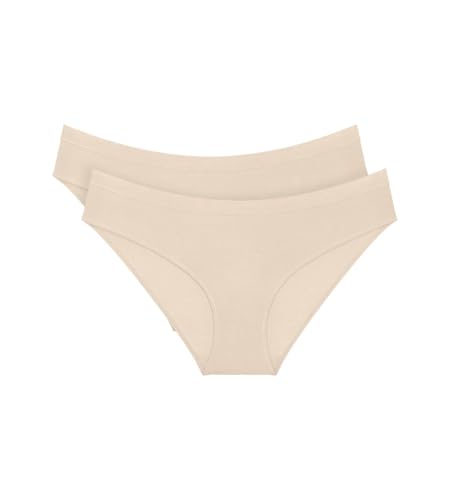 Triumph Damen Sense of Modal Tai 2p Briefs, Creamy Dream, XL EU