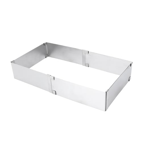 Unomor Stainless Steel Mousse Mould Square Cake Mold Cake Baking Tools Diy Biscuit Molds Food-grade