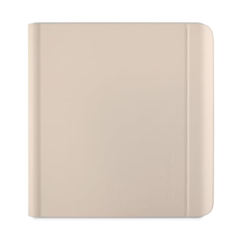 Kobo Libra Colour SleepCover Case | Sand Beige Notebook | Sleep/Wake Technology | Built-in 2-Way Stand | Vegan Leather | Compatible with 7” Kobo Libra Colour eReader