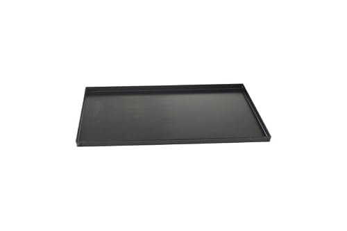 Teglia rettangolare in lamiera bluita 40x60 bordo dritto 2 cm.Stampo da forno utilizzabile anche come vassoio