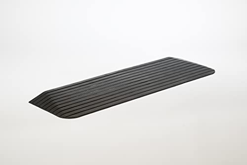 Bepco Rollstuhlrampe -Türkantenrampe - Schwellenrampe - Bordsteinkanten-Rampe aus Gummi - Auffahrrampe - Türschwellenrampe (5,1 x 110 x 41 cm) – Bild 3