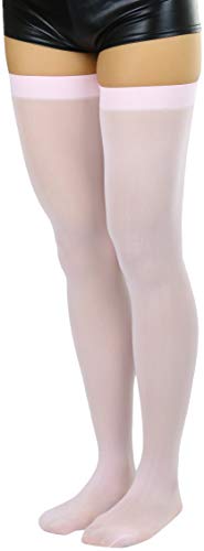 Image of ToBeInStyle Women's Nylon Thigh High Schoolgirl Opaque Stockings