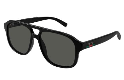 Gucci Gafas de sol unisex MAN INJECTION, negro, 57