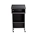 Oklahoma Sound Wood Tabletop Lectern with AV Cart/Lectern Base in Black