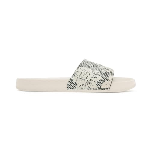 Image of Red Tape Womens Sliders in Slate Blue | Casual Pool Sliders | SLATE BLUE | 3 UK