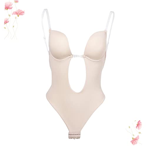 OUNONA Corsé sin Espalda Mujer Invisible Moldeadora Adelgazante de Color