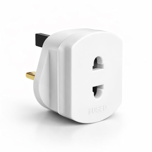 Toothbrush Adaptor Plug Electric Shaver Shaving adaptor 2 Pin Plug To 3 Pin Plug Shaver Adapter Plug Uk Power Adapter Shaver Plug 2 Pin Adapter Plug Uk For Shaving Razor (pack of 1)
