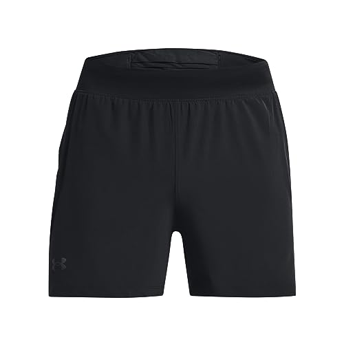 Shorts Under Armour Hommes Launch Elite 5In pour la course à pied en noir