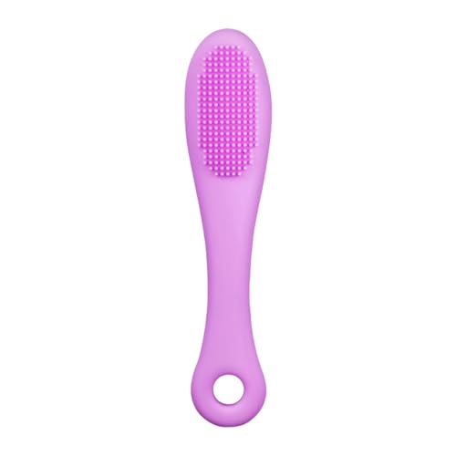 Sirseon Cepillo de limpieza de barbilla para gatos, cepillo de dientes de silicona de grado alimenticio, limpiador de barbilla para gatos, cepillo de dientes de silicona de grado alimenticio, cepillo