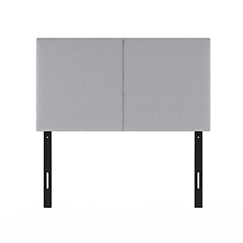 Image of Furinno Roanne Plain Upholstered Headboard Twin Size, Glacier | Wooden Headboard, Bed Frame Mount Head Board, Easy Assembly, for Bedroom, Dorm