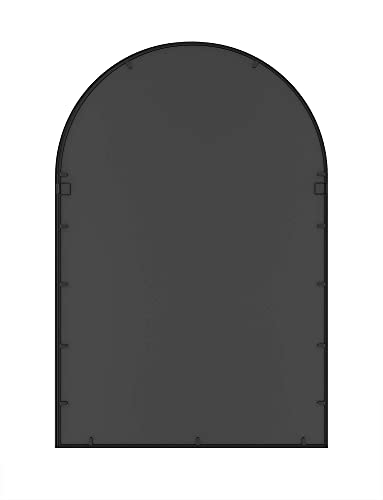 Siersoe Black Arched Window Wall Mirror - Large Metal Frame 32X46 In Farmhouse Rustic Vintage Entryway Mirror #TOP5