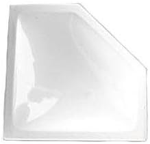 Specialty Recreation NN3013 White 30" x 13" Neo Angle Inner Garnish Skylight Dome