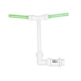 Fuente de piscina – Bomba de fuente que brilla en la noche con cabezales dobles – Aireador de piscina ajustable, temperaturas de agua fría y cálida, decoración de patio, accesorios de piscina sobre el