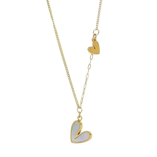 Collier cœur acier inoxydable femme discret et élégant qui ne noircit pas
