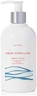 Thymes Hand Lotion Silver Pump - 8.25 Fl Oz - Aqua Coralline
