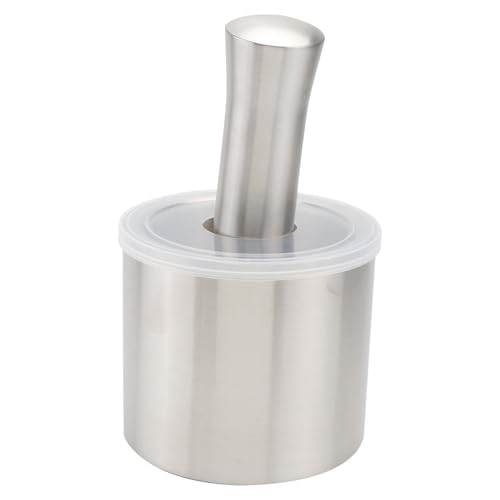 Machacador de ajo sin olor en las manos con tapa antigoteo MAGICLULU de acero inoxidable