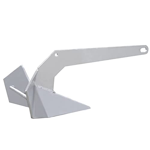 Isure Marine Hot Dipped Galvanized Steel Boat Anchor 13Lb(6Kg) Delta Anchor Triangle Plow Anchor #TOP4