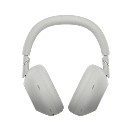 Image of Sony WH-1000XM6 Wireless Bluetooth Headphones with Noise Reduction Black, Unique Hi-Res Sound, Comfortable, Foldable Design, Durable Case, 30 Hours Battery Life, iOS & Android - Platinum Silver