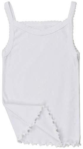 Image of ToBeInStyle Girl's 4 Pack Ruffle Hem Spaghetti Strap Tank Tops