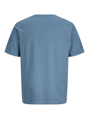 JACK & JONES Herren Jjeorganic Basic Tee Ss O-Neck Noos T-Shirt, Blue Mirage, S – Ansicht 4