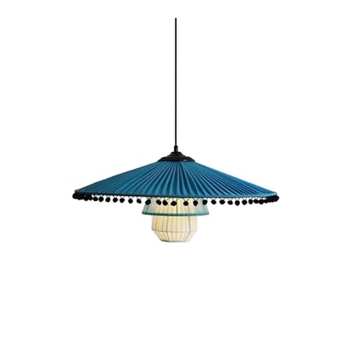 Lustre nouveau style chinois en tissu noir pour salon et salon de thé retro