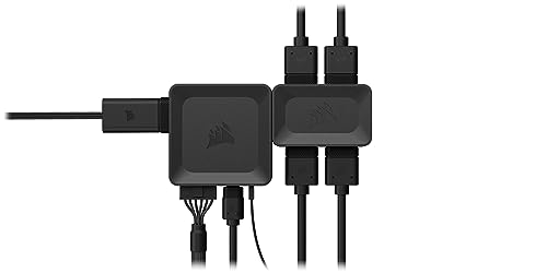 Image of CORSAIR iCUE Link GPU RGB Adapter - iCUE Link Ecosystem Integration for Hydro X Series XG7, XG5 GPU Water Blocks (2020-2023) - Black