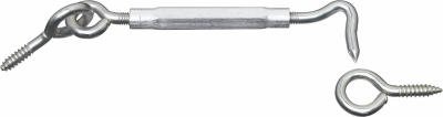 N222-059 0.38 x 11 in. Zinc Turnbuckle Gate Hook