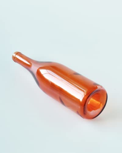 Illuminated Orange Wine Bottle with Twinkling Fairy Lights - Vibrant Decorative Centerpiece for Home and Events - Image 4