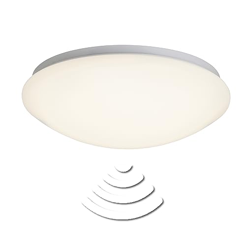 Plafonnier Fixe Métal pour Éclairage de Bureau et Chambre Blanc 12W