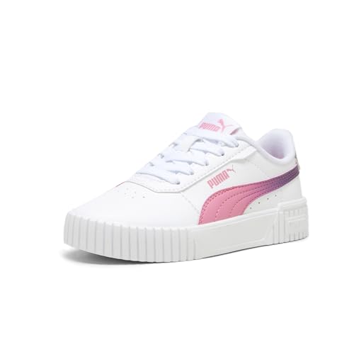 PUMA Kids Girls Carina 2.0 Star Glow Lace Up Sneakers Shoes Casual - Black, Pink, White2