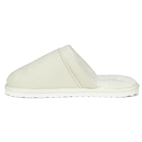 PUMA Womens Fluff Bx Slip On Casual Slippers Casual - Off White - Size 7 M