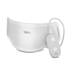 Silk’n LED Neck Mask I LED Neck Mask 57 I Light Technology reduces wrinkles I Cordless, red and blue light