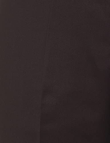 Image of Park Avenue Men's Poly Viscose Blend Solid Pattern Smart Fit Flat Front Formal Trouser