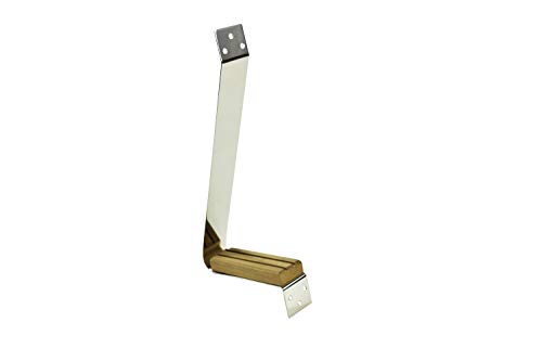 Vinland Marine 304 Stainless Steel Teak Mast Step for Sailboat Accessories, Sailboat mast Hardware, Kayak sail, Sailboat mast Steps, Marine Step pad, Boat Marine Safety Step, Boat Step pad