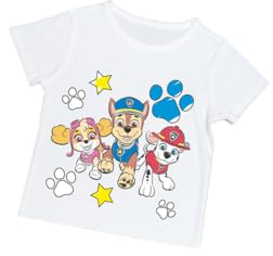 Bookoli, Colour Your Own PAW Patrol T-Shirt Kit, Reusable Art and Craft Activity for Children 3-5 Years, Gifts for Boys - Image 4