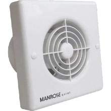 Manrose QF100TX5 Quiet Axial Extractor Fan IPX5 Timer Model (White)