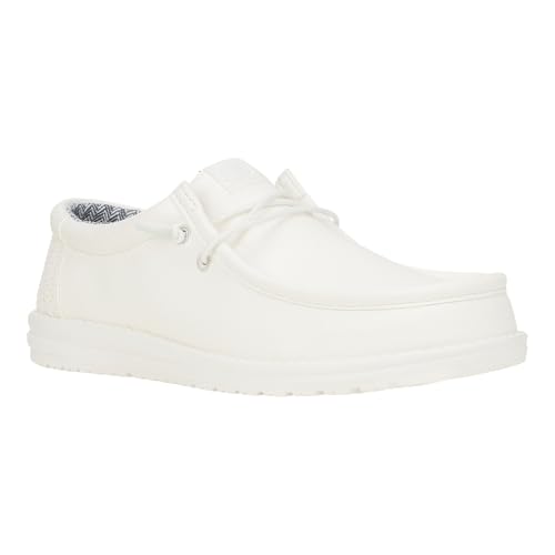 Image of HEYDUDE Wally Classic White /White Men Slip-On